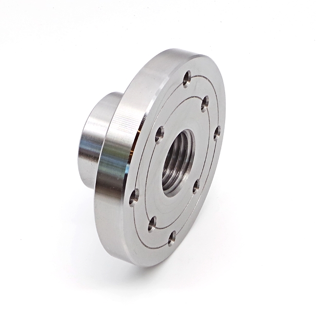105mm woodturning lathe faceplate - 1 inch x 8 tpi