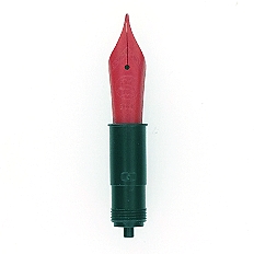 RED LACQUER - Bock standard size 6 fountain pen nibs (type 250)