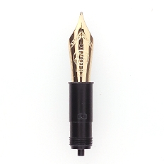 Bock fountain pen nib with Bock housing #6 14k solid gold - fine