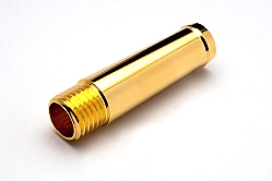 Bock #5 fountain pen section - polished gold plate