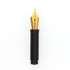 GOLD PLATE - Bock short body size 5 fountain pen nibs (type 060)
