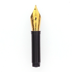 GOLD PLATE -Bock wide shoulder size 5 fountain pen nibs (type 076)