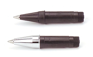 Refilliable rollerball nibs