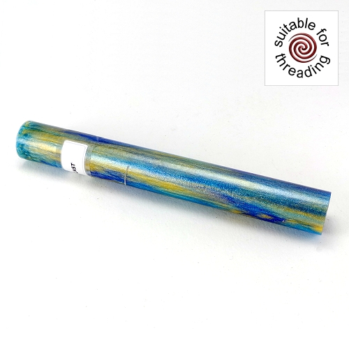 Blue Macaw - DiamondCast pen blank. 235mm