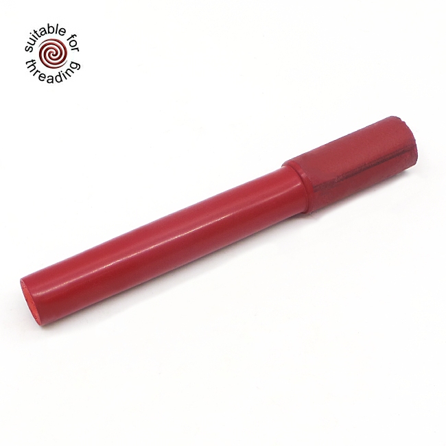 Solid Red - ebonite rod. 60 x 20mm