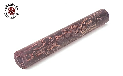 Black & Red - ebonite rod. 60 x 20mm