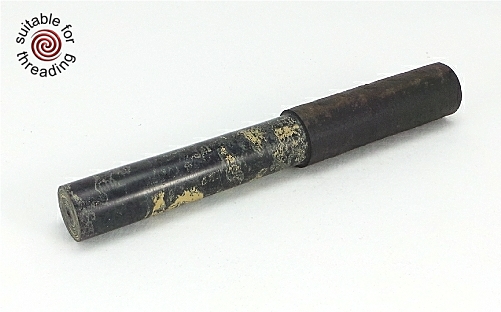 Black & White - ebonite rod. 150 x 20mm