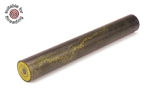 Black & Yellow - ebonite rod. 150 x 20mm