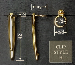 Clip style H