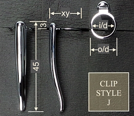 Clip style J