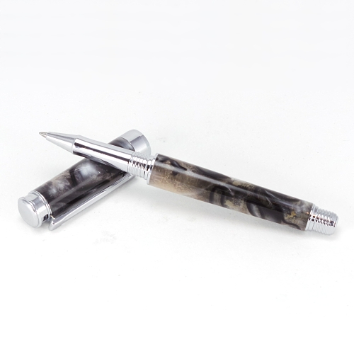 Leveche rollerball pen kit with rose gold fittings