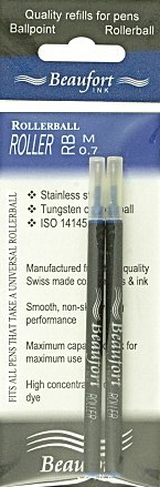 Rollerball pen refills - twin retail packs