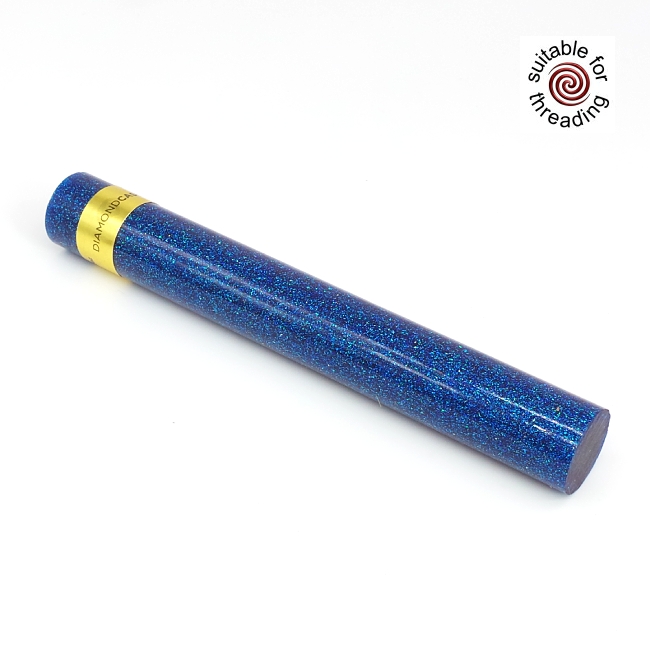 Topaz - DiamondCast Radiance series pen blank. 235mm
