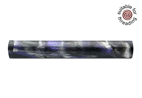 Carolina Violet - Silver series pen blank. 150mm