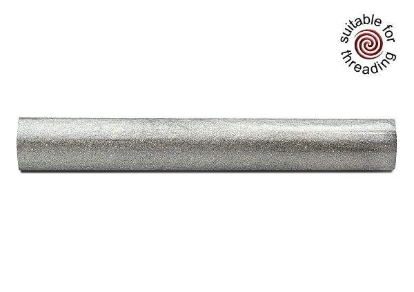 Liquid Silver - Silver series pen blank. 150mm