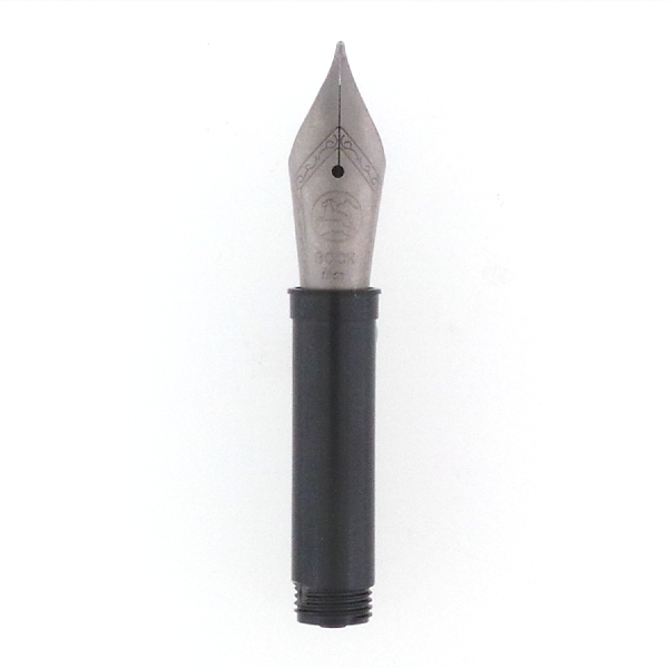 Bock fountain pen nib with Bock housing type 076 #5 titanium - extra fine