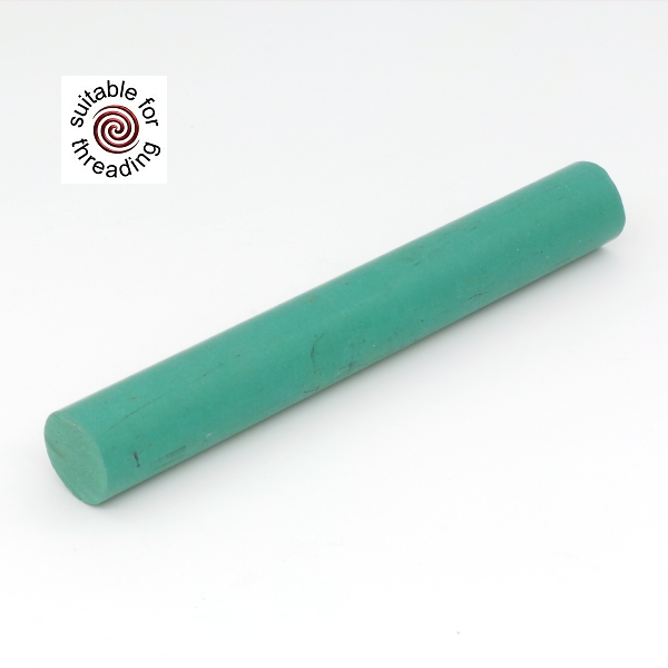 Solid Green - ebonite rod. 60 x 20mm