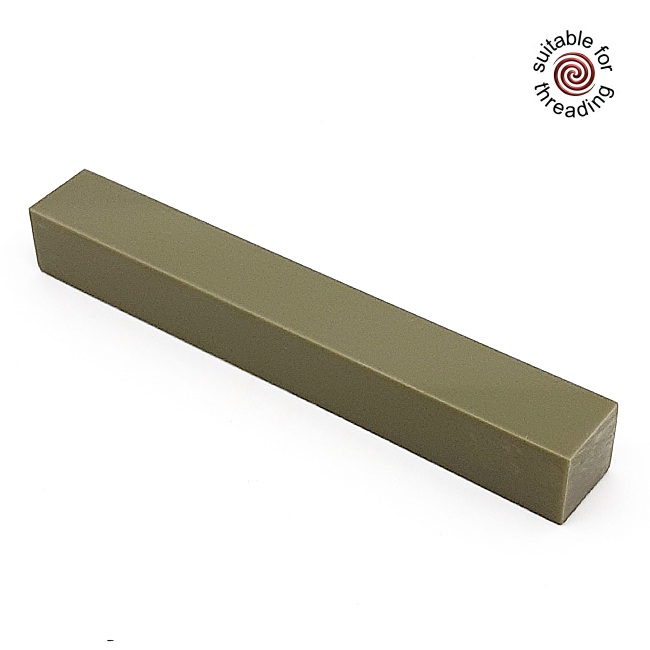 Semplicita SHDC Olive Green acrylic pen blank - 150mm