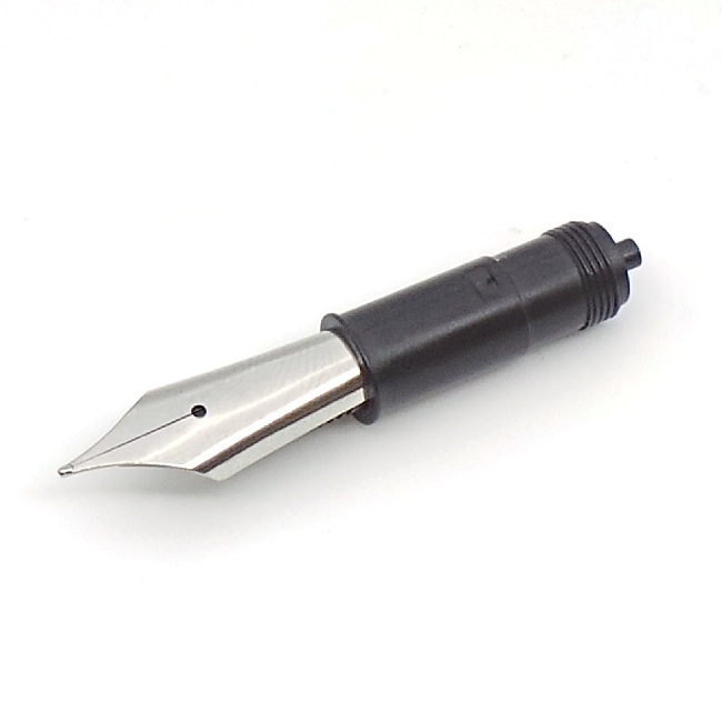 Bock fountain pen nib with Bock housing #6 non-engraved polished steel - extra fine