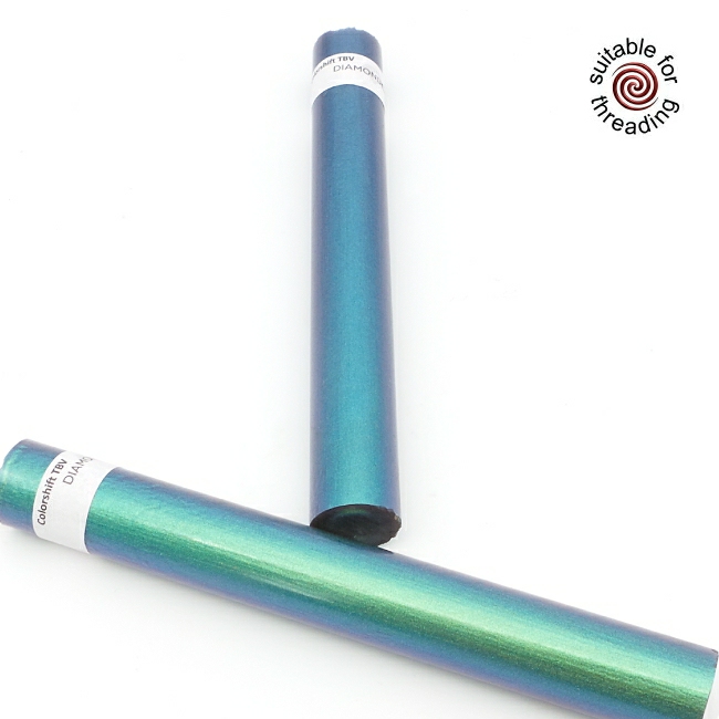 Teal Blue Violet - DiamondCast Colour Shift pen blank. 150mm
