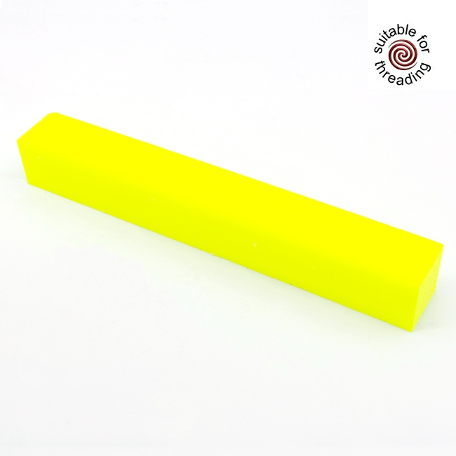 Semplicita SHDC Yellow Highlighter acrylic pen blank - 150mm