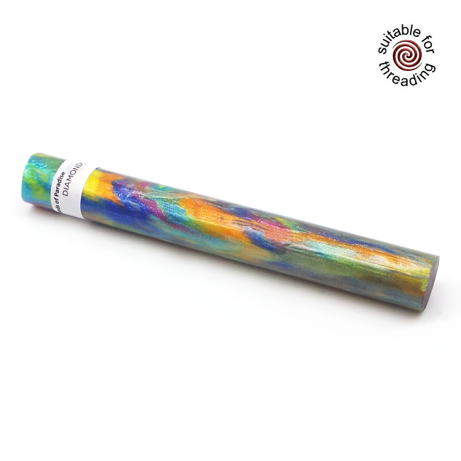 Birds of Paradise - DiamondCast pen blank. 150mm