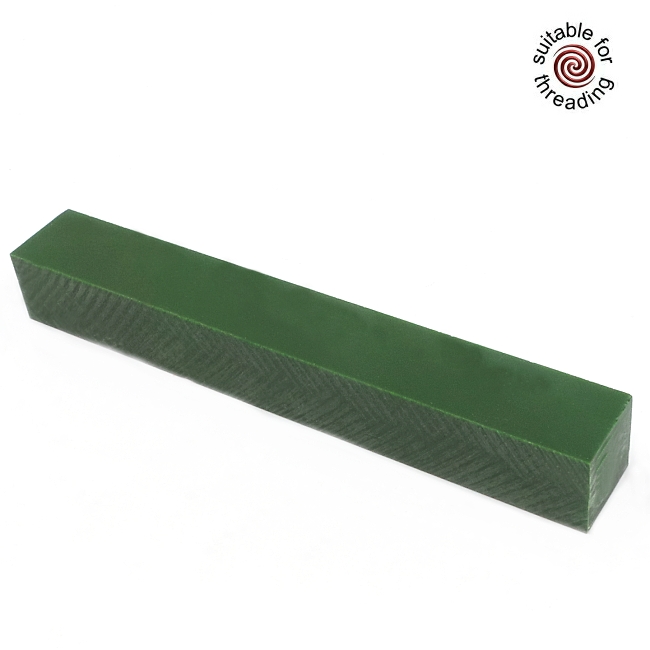 Semplicita SHDC Brunswick Light Green acrylic pen blank - 150mm