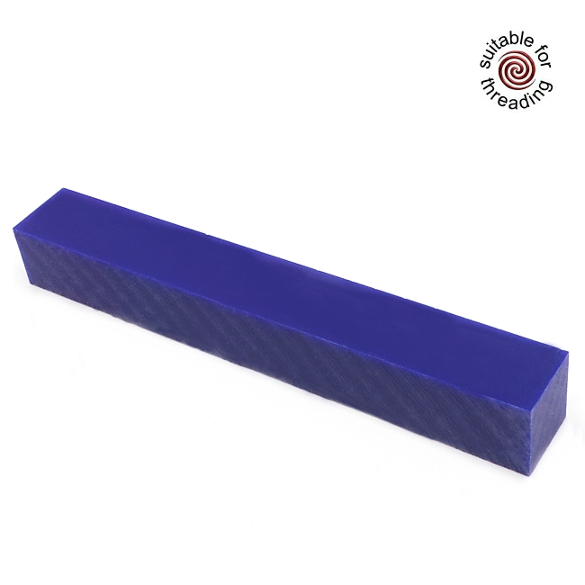 Semplicita SHDC Navy Blue acrylic pen blank - 200mm