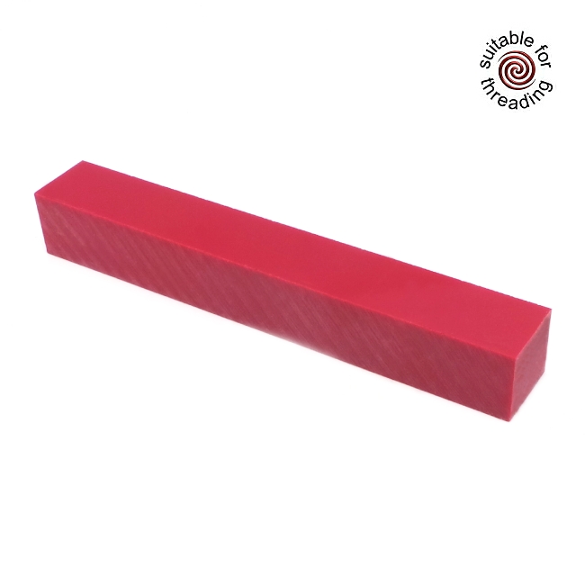 Semplicita SHDC Crimson acrylic pen blank - 150mm