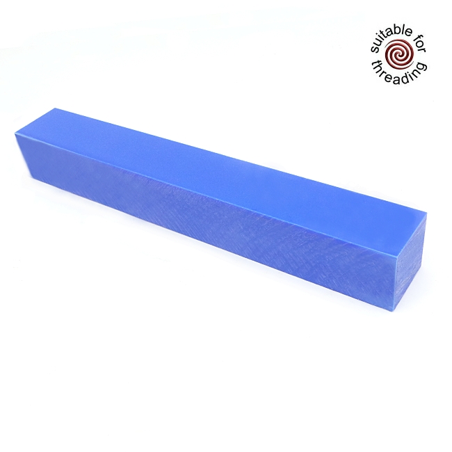 Semplicita SHDC Saltire Blue acrylic pen blank - 150mm