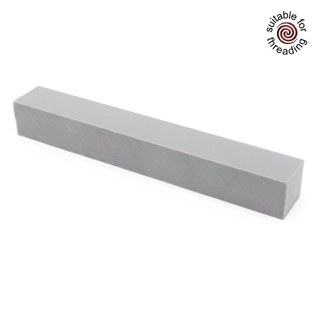 Semplicita SHDC Ral Light Grey acrylic pen blank - 150mm