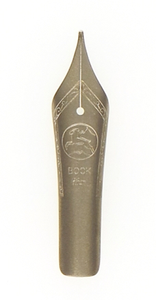 Bock fountain pen nib with Bock housing #6 solid titanium - medium