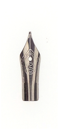 Bock fountain pen nib with Bock housing type 060 #5 polished steel - broad