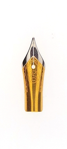 Bock fountain pen nib with Bock housing type 060 #5 bi-colour - broad