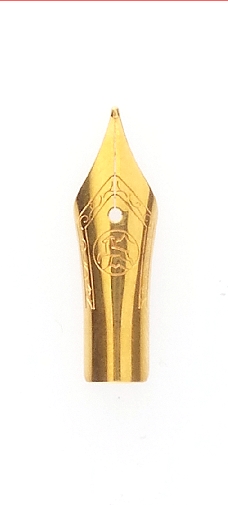 Bock fountain pen nib with Bock housing type 060 #5 gold plate - extra fine