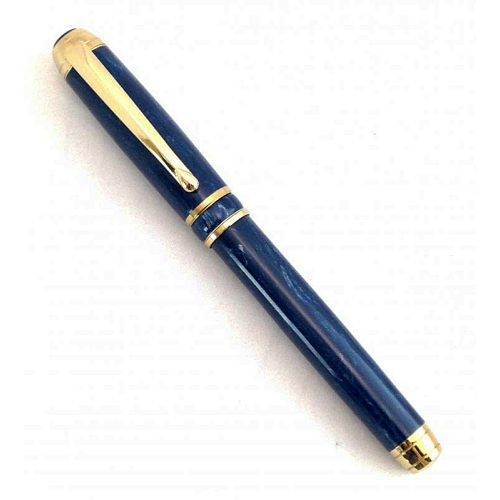 Mistral fountain pen kit with titanium gold fittings and brushed gold accents