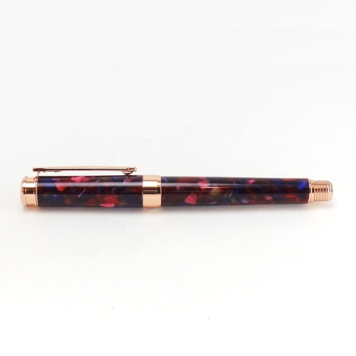 Leveche rollerball pen kit with rose gold fittings