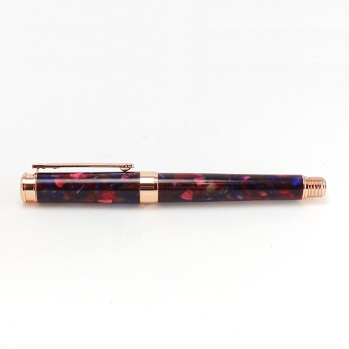 Leveche rollerball pen kit with chrome fittings