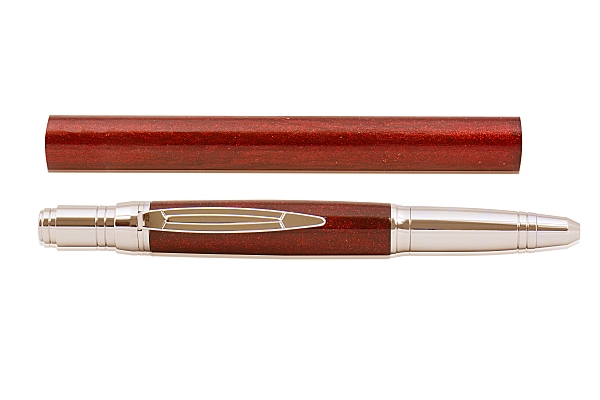 Cinnabar - DiamondCast Radiance series pen blank. 150mm