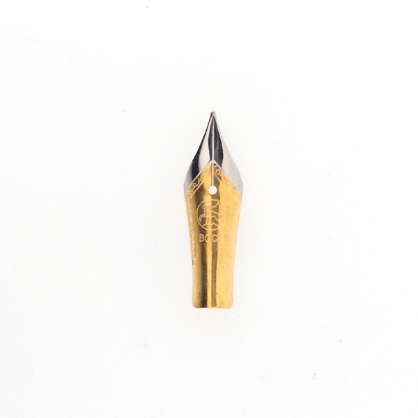 Bock fountain pen nib with Bock housing type 076 #5 bi-colour - extra fine