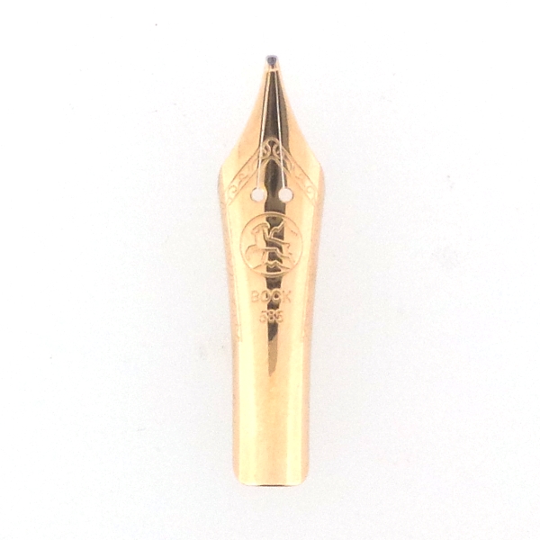 14k MUSIC NIBS - Bock standard size 6 fountain pen nibs (type 250)