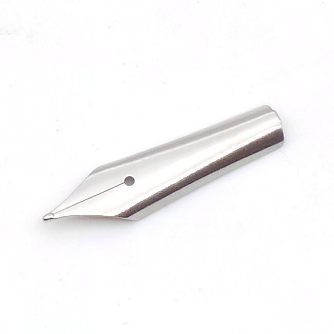 NON-ENGRAVED POLISHED STEEL - Bock standard size 5 fountain pen nibs (type 180)