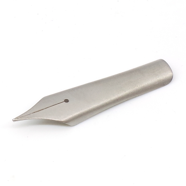 Bock fountain pen nib with Bock housing #8 non-engraved solid titanium - extra fine