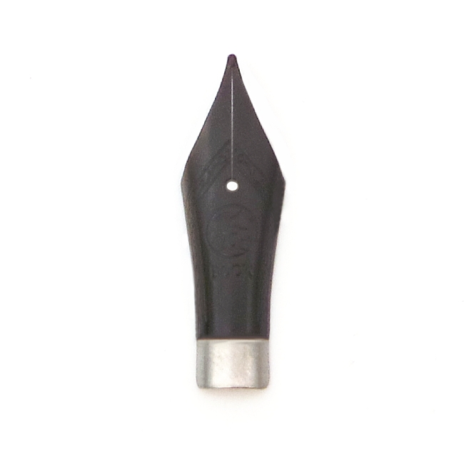 Bock fountain pen nib with Bock housing type 076 #5 black lacquer - extra fine