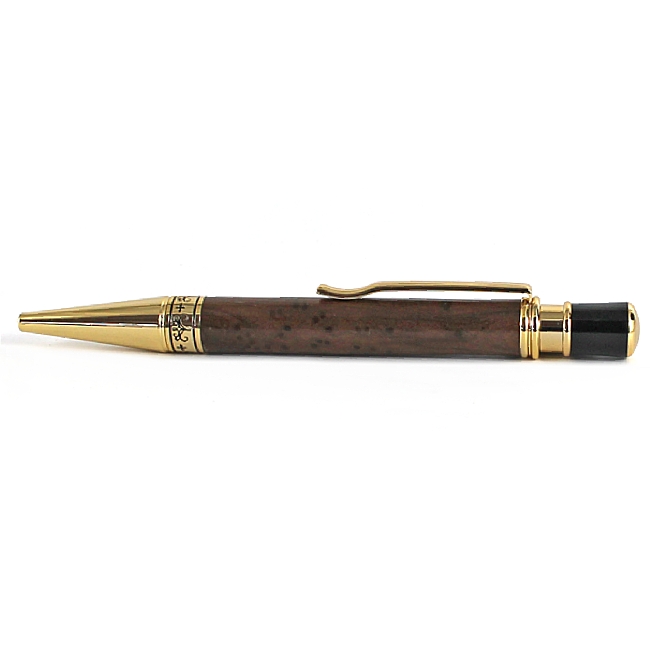 Aquilo ballpoint pen kit with upgrade gold fittings