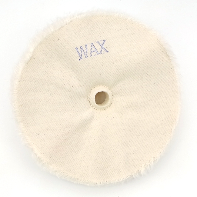 Beall 8 inch buffing wheel with centre hole (no hardware) for carnauba wax