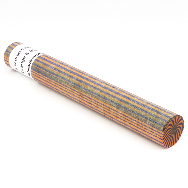 Blue & Orange - GPS Abstract Series polyester pen blank