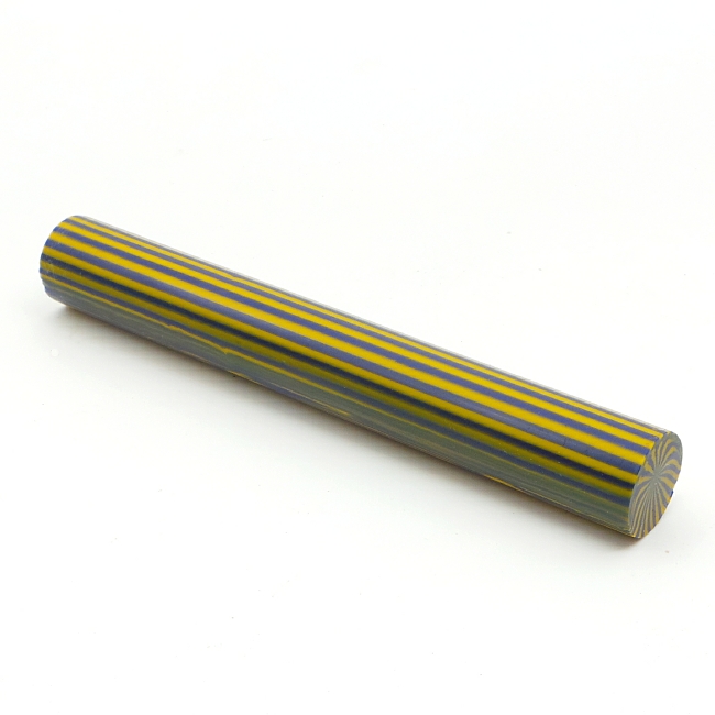 Blue & Yellow - GPS Abstract Series polyester pen blank