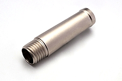 Bock #5 fountain pen section - satin chrome plate