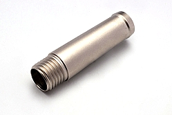 Bock #5 fountain pen section - satin palladium-nickel plate